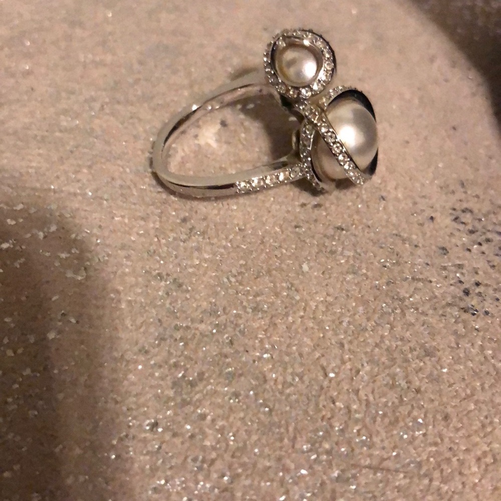 Swarovski double pearl ring size 52 - Picture 6 of 8